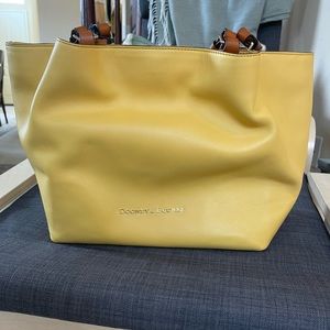 Yellow Dooney & Burke Leather Purse